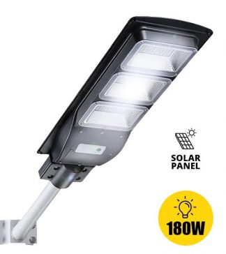 LAMPĂ SOLARĂ STRADALĂ LED 180W